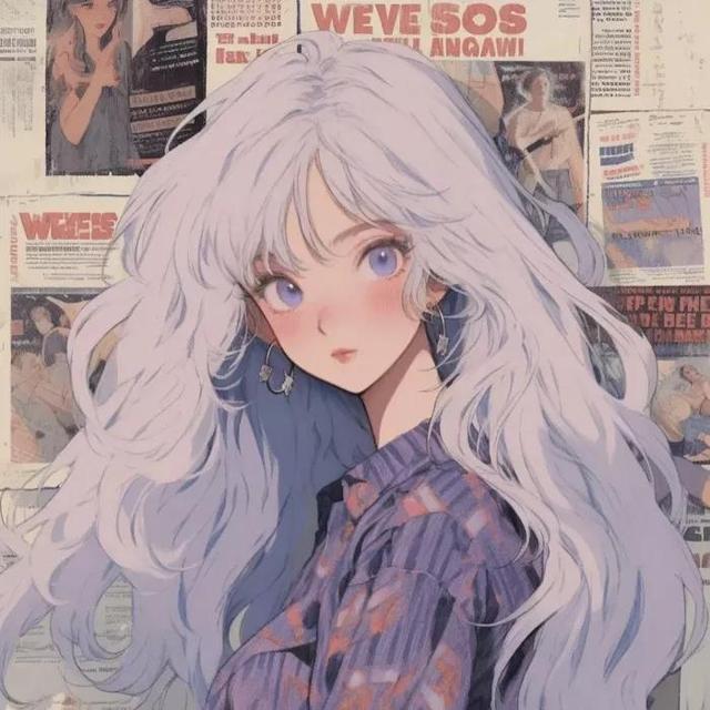 港风旧漫风女生头像|漫长岁月里的无可替代