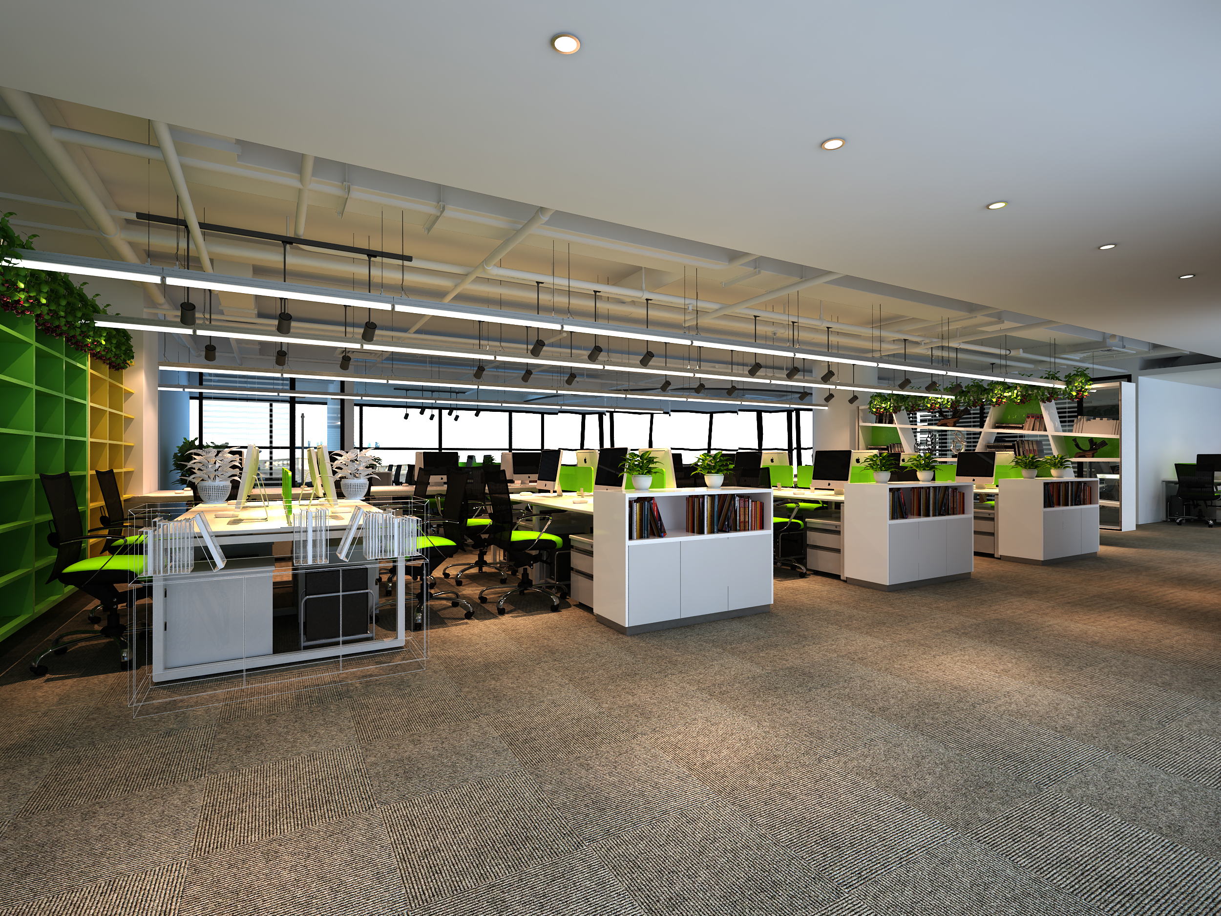 在北京办公室装修中,业主办公桌椅的选择