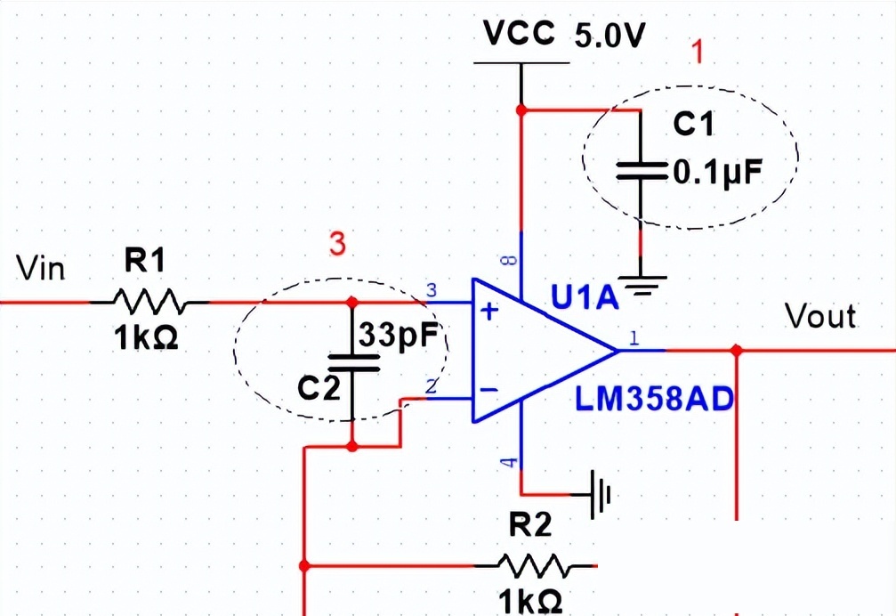 为什么运放电路会加这几个电容,它到底有啥用?