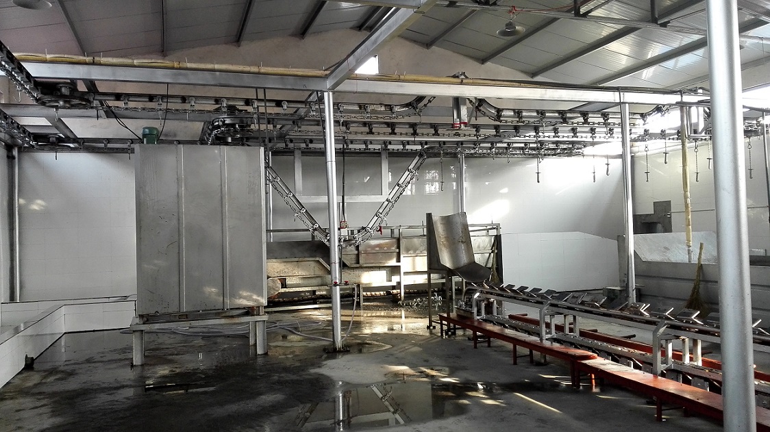 猪屠宰设备的说明