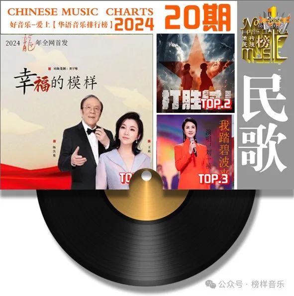 齐秦/苏醒/杨洪基/王莉/严浩翔分别荣获《华语音乐排行榜》2024年第二