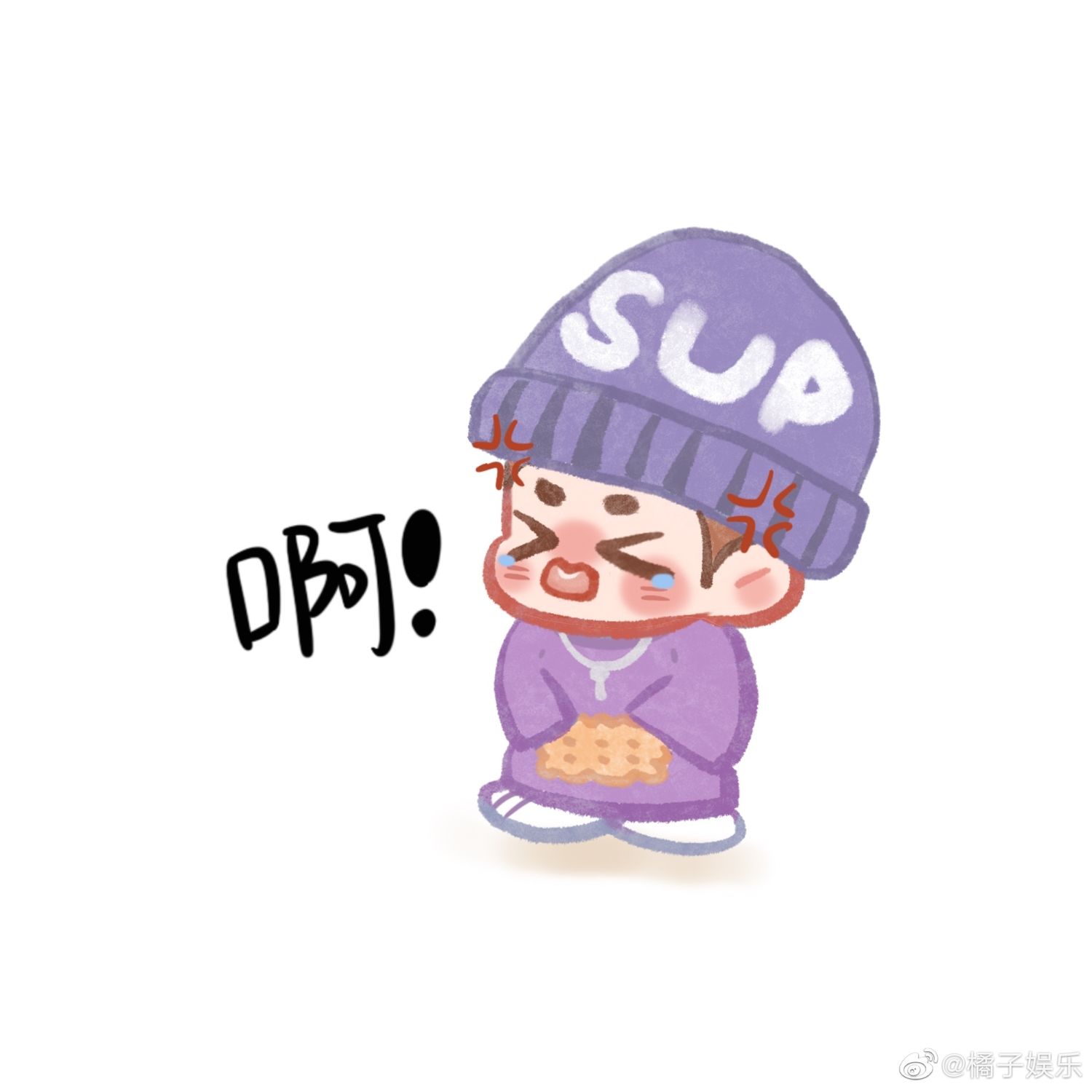 王嘉尔不要面子的嘛!这下全世界都知道他买了不好吃的小饼干