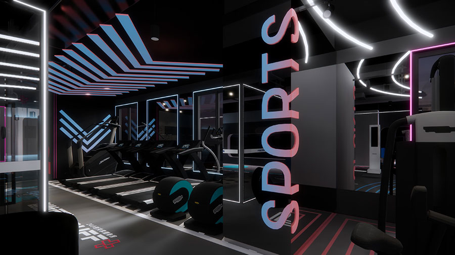 健身房加盟 郑州市金水区创体运动健身房店即将开业,定制装修