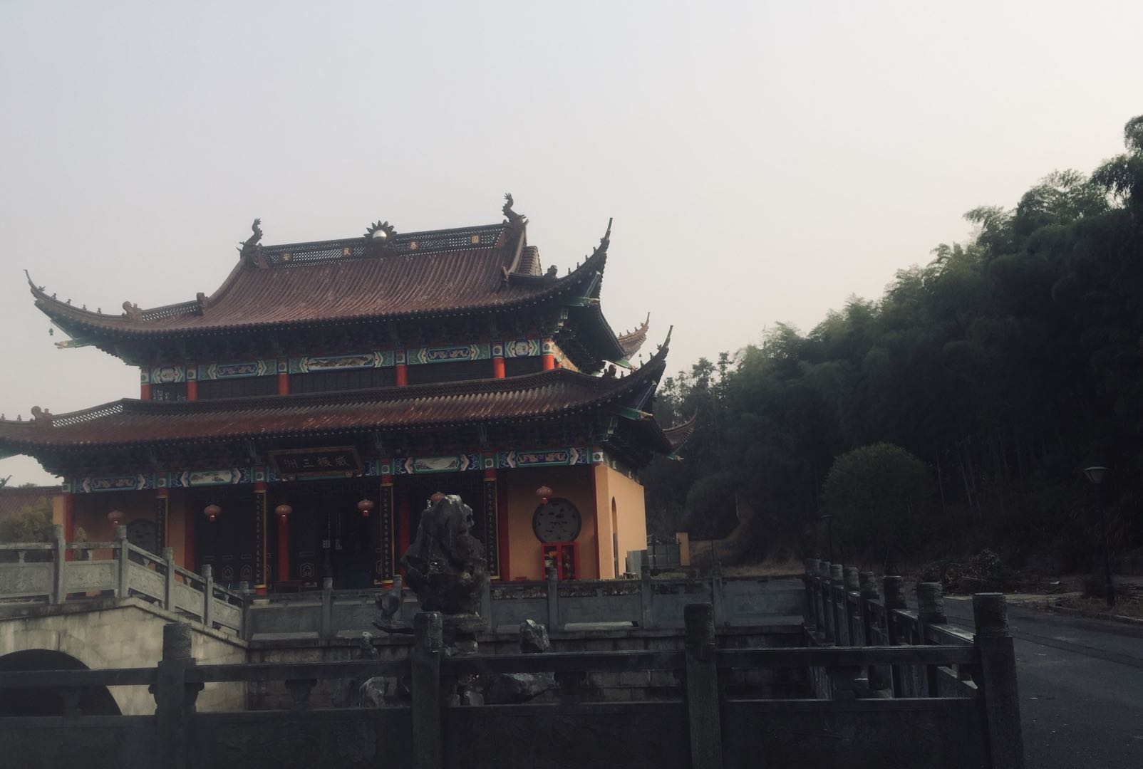 庚子年十一月十三访闲林梧桐寺