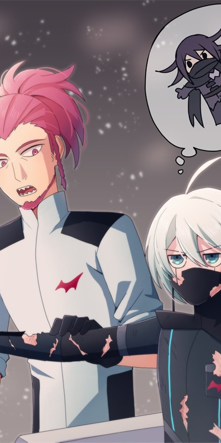 《弹丸论破》机望(kibo)和其他角色的奇怪组合,动漫全面屏壁纸