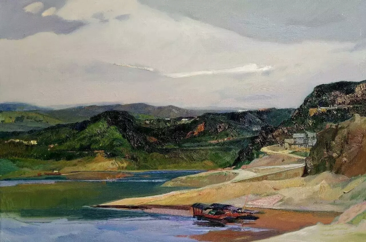 白羽平油画风景图集③