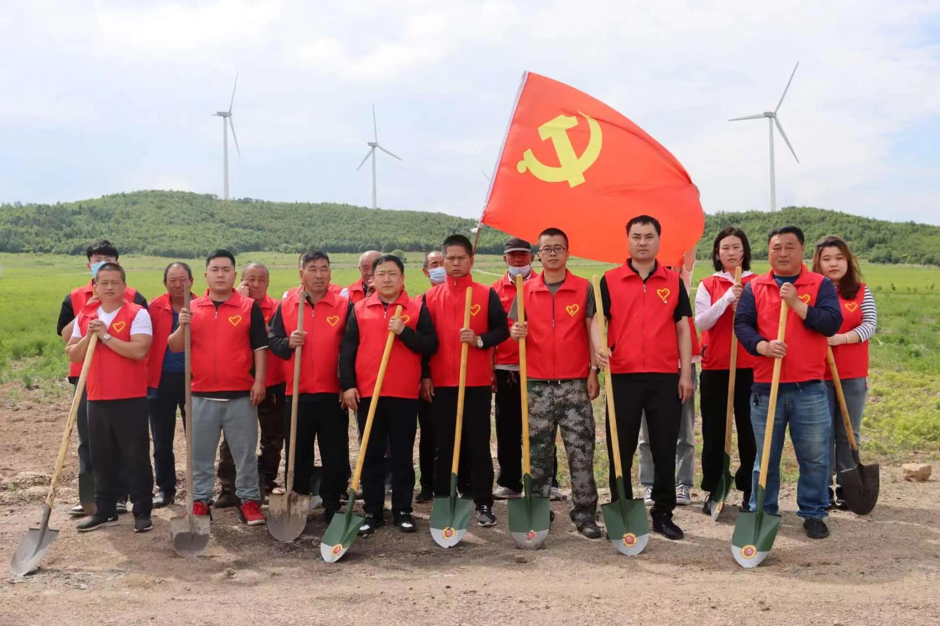 黑龙江集贤县丰乐镇开展"喜迎二十大党旗飘扬庆七一"系列活动