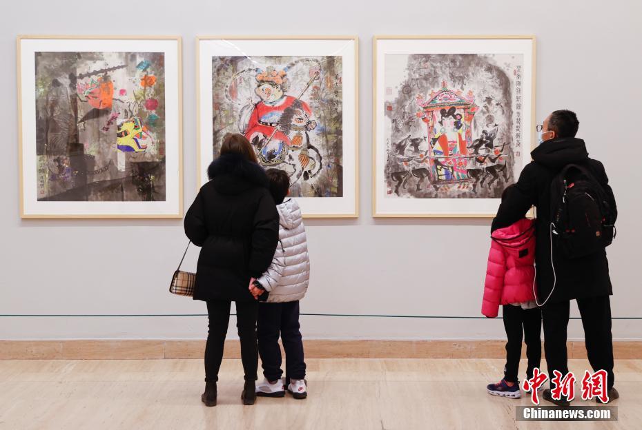 "湘情·乡韵——傅真忻绘画艺术展"在中国美术馆展出