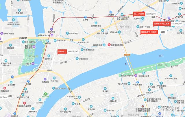 买房收藏!2021年宁波城区楼盘分布图,涉及近百盘