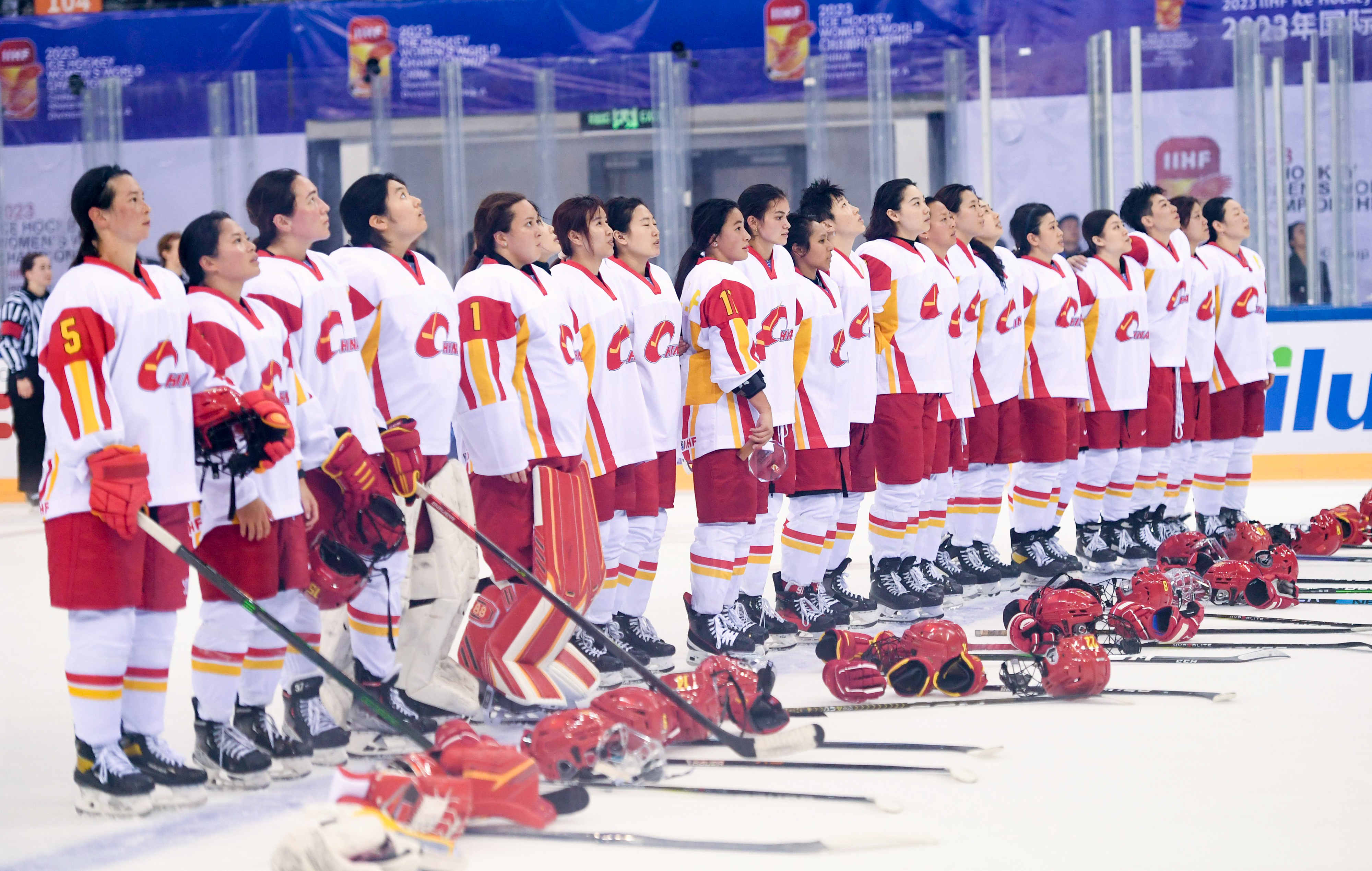 中国冰球队服装图片