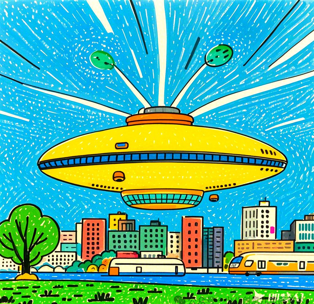 众多未来城市科幻绘画,展现科技改变生活的美好愿景