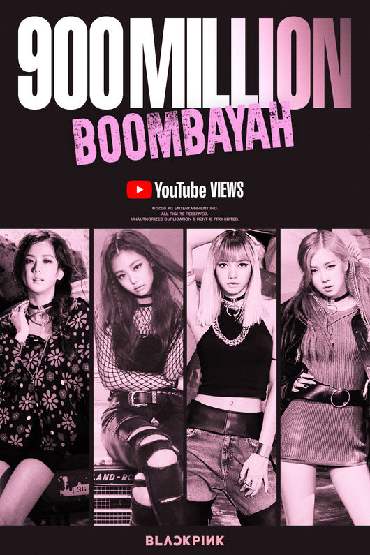 「星闻」blackpink《boombayah》mv点击量突破9亿次!