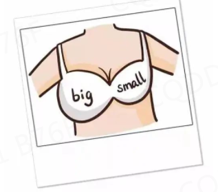 女性胸部为何一个大一个小?怎么回事!