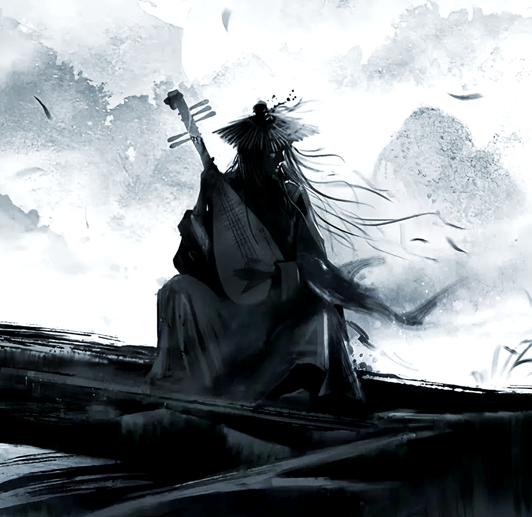 古风男头丨水墨风大侠的古风男生形象