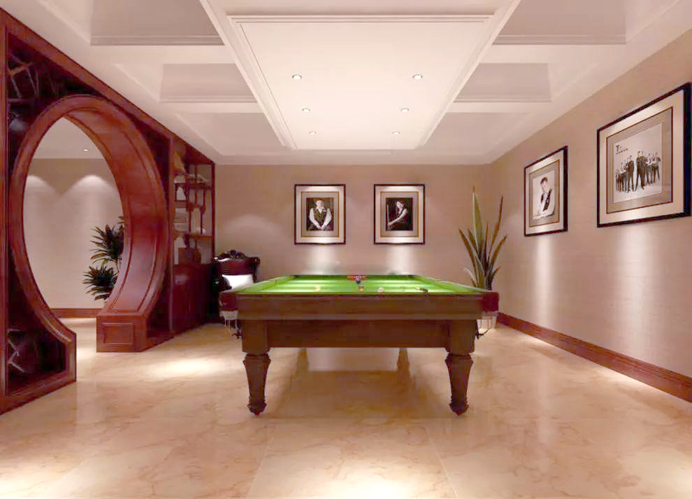 多样风情地下室台球室设计探索