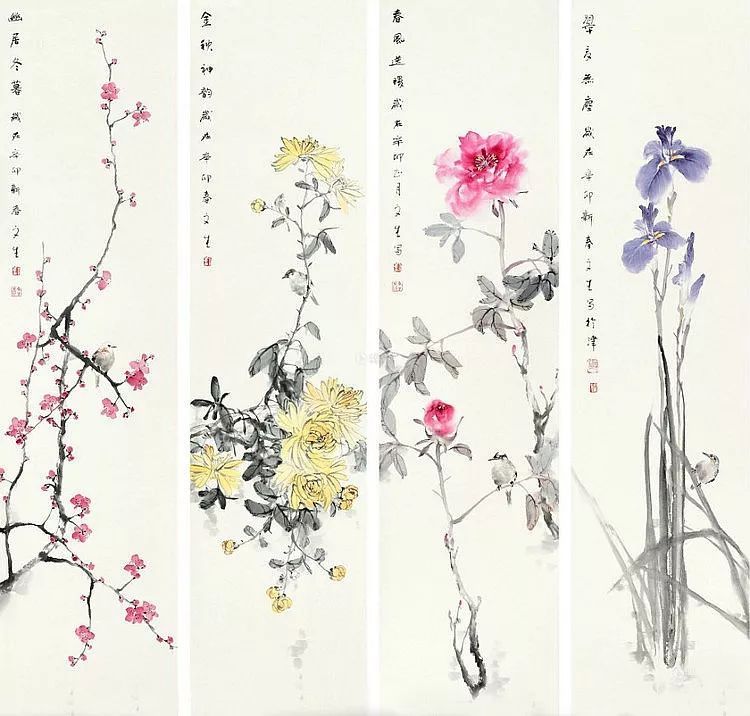 刘文生老师花鸟画 鸟语花香尽显文雅 美不胜收