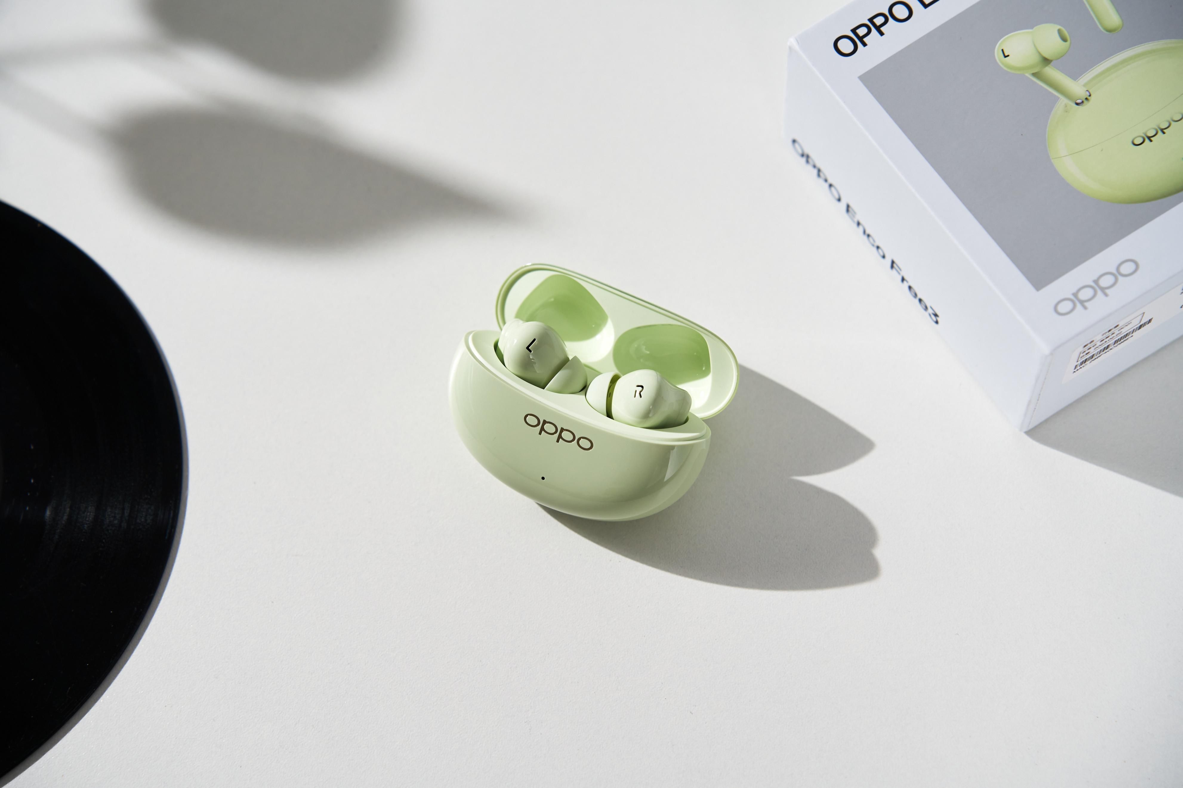 华为腰果耳机造型太奇特oppoencofree3性价比出众49db降噪