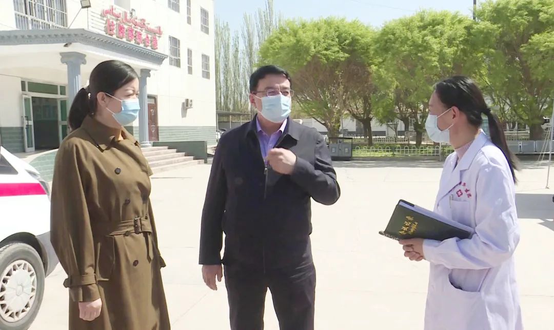 买买提·沙吾提在库车市调研新冠疫苗接种工作