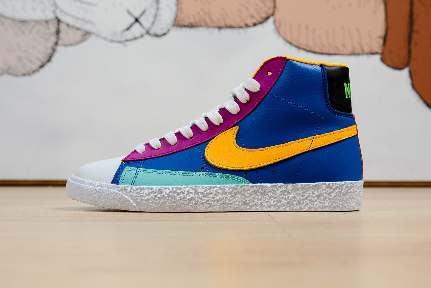 nike blazer mid77 vntg we耐克拼接鸳鸯高帮开拓者 cz9441-400