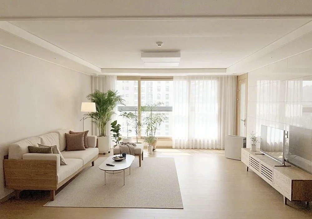 日系装修|89㎡精装房改造的日式原木小家