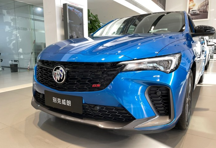 一抹深海蓝 让人难忘 别克威朗pro gs店内打卡