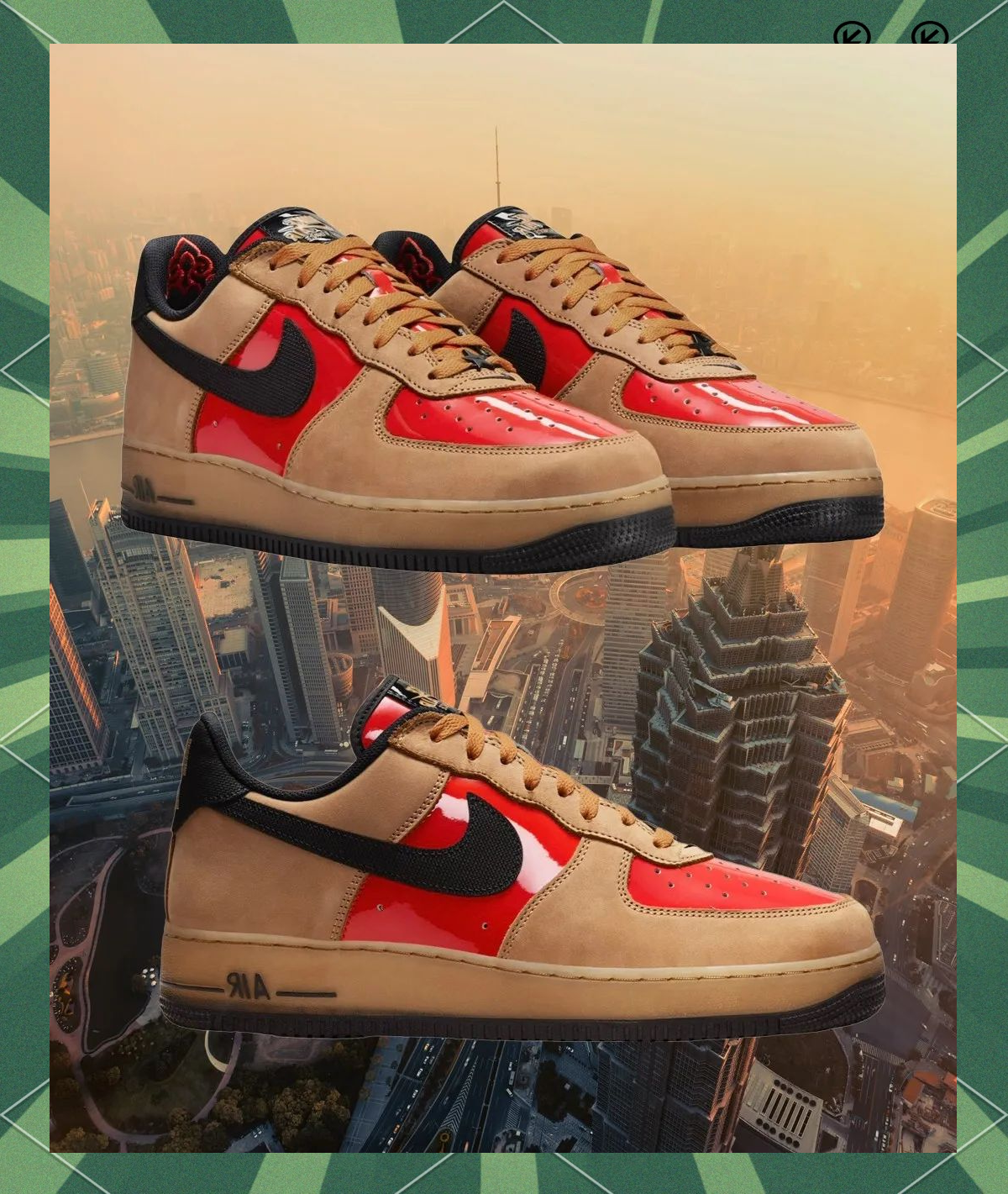 上海限定版nike air force 1即将发布,独特配色引期待!