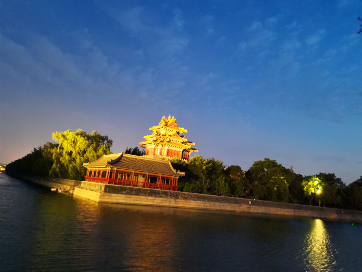 北京故宫(紫禁城)之夜景