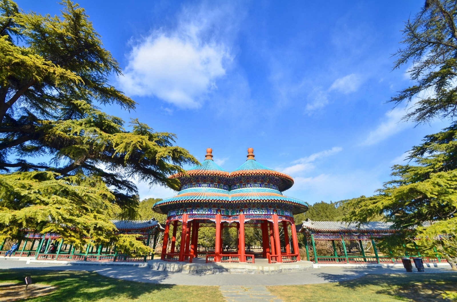 被天坛里的万寿双环亭震撼到了!