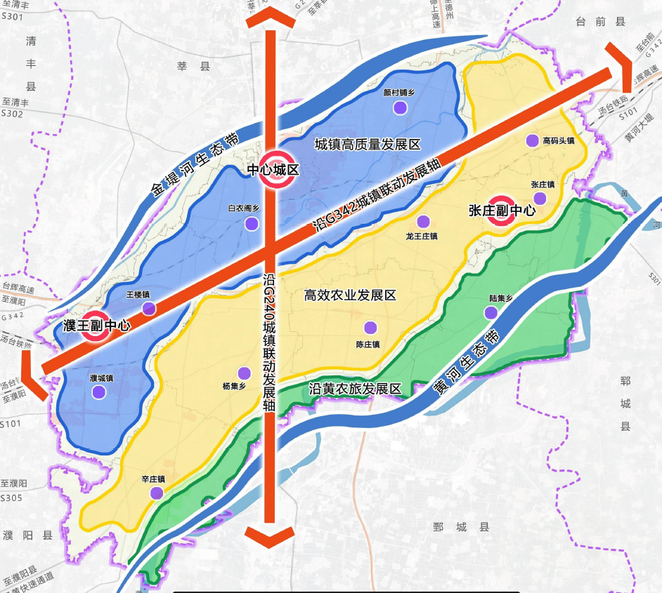 濮阳规划图2021年图片