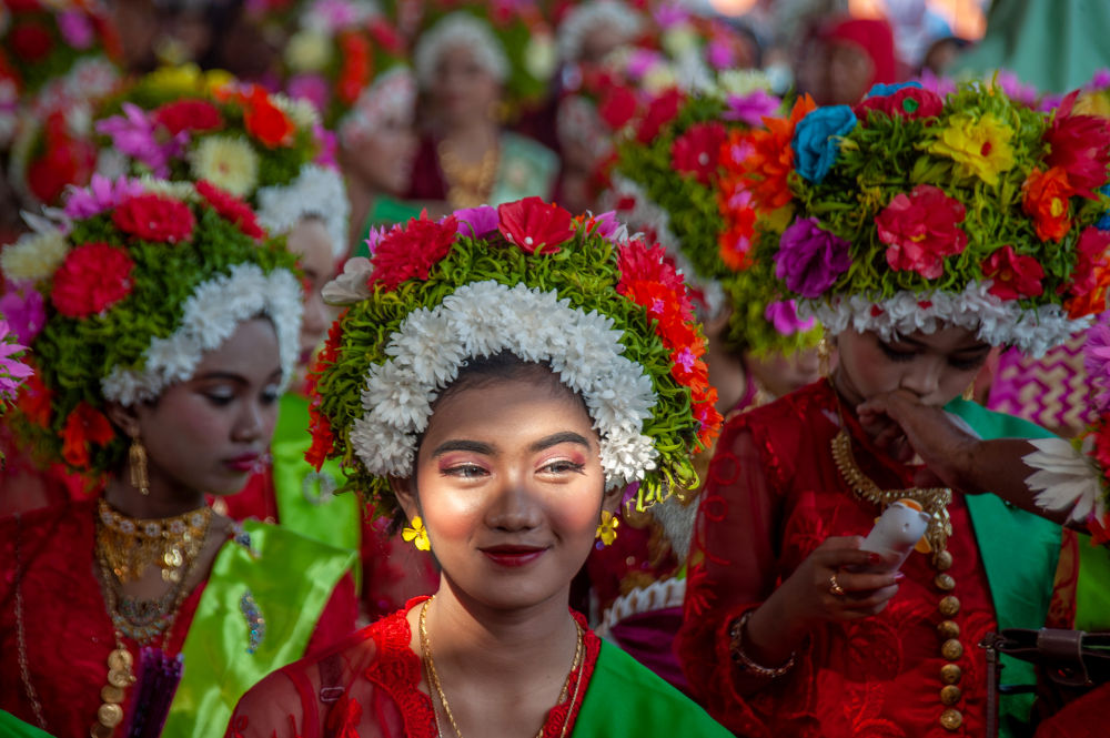 印尼南安迪:盛装迎接稻田耕作