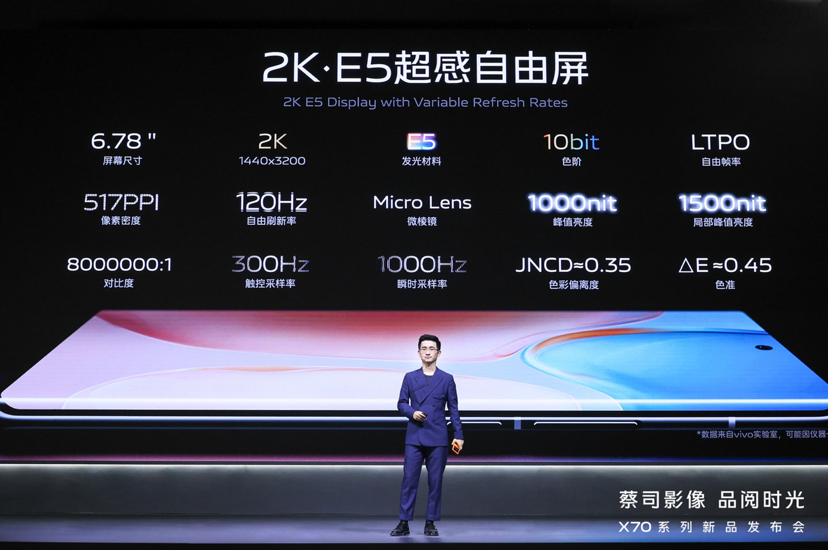 年度影像旗舰vivo X70系列正式发布：首发自研影像芯片V1，售价3699元起-芯智讯