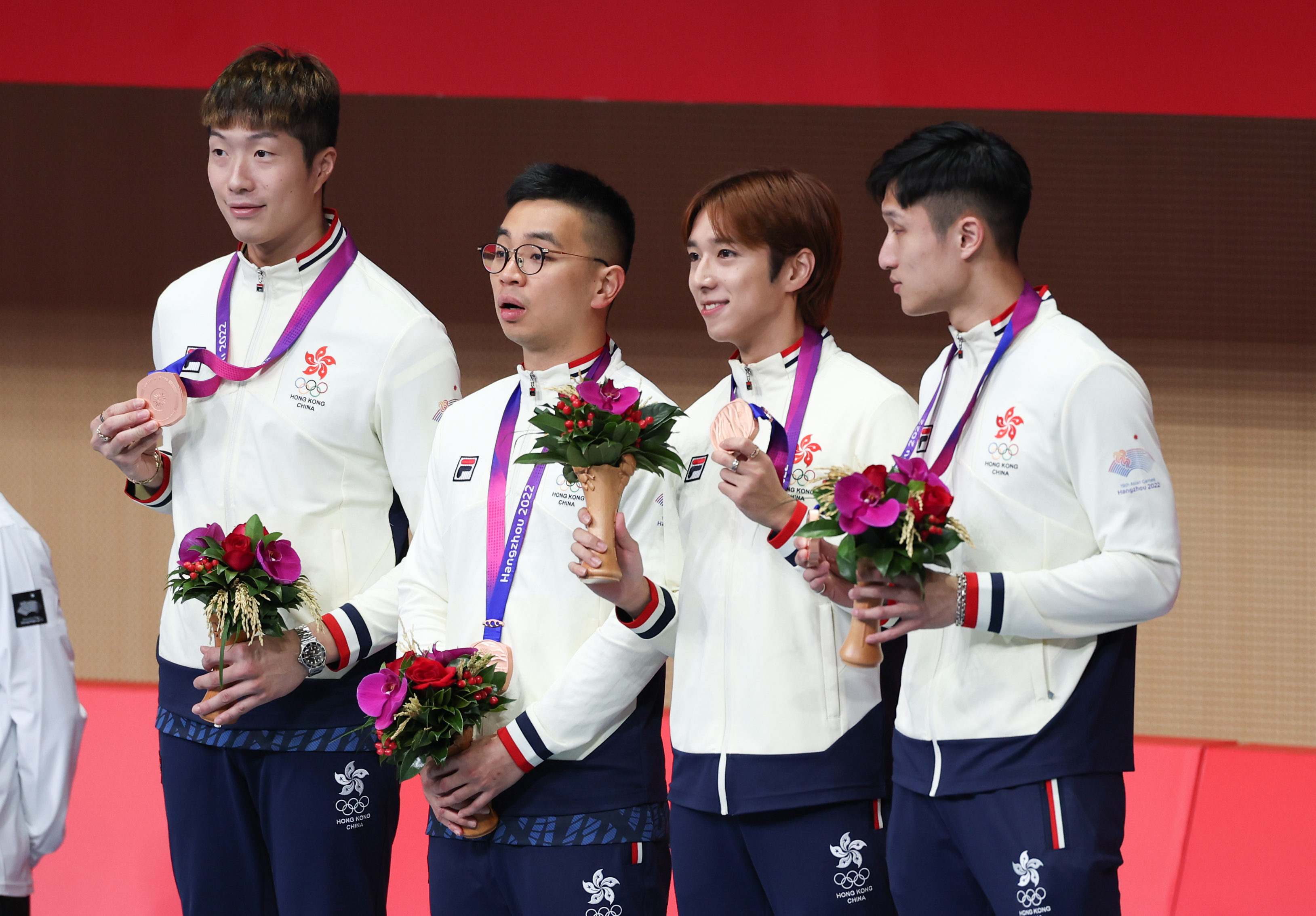 击剑——男子团体花剑决赛赛况