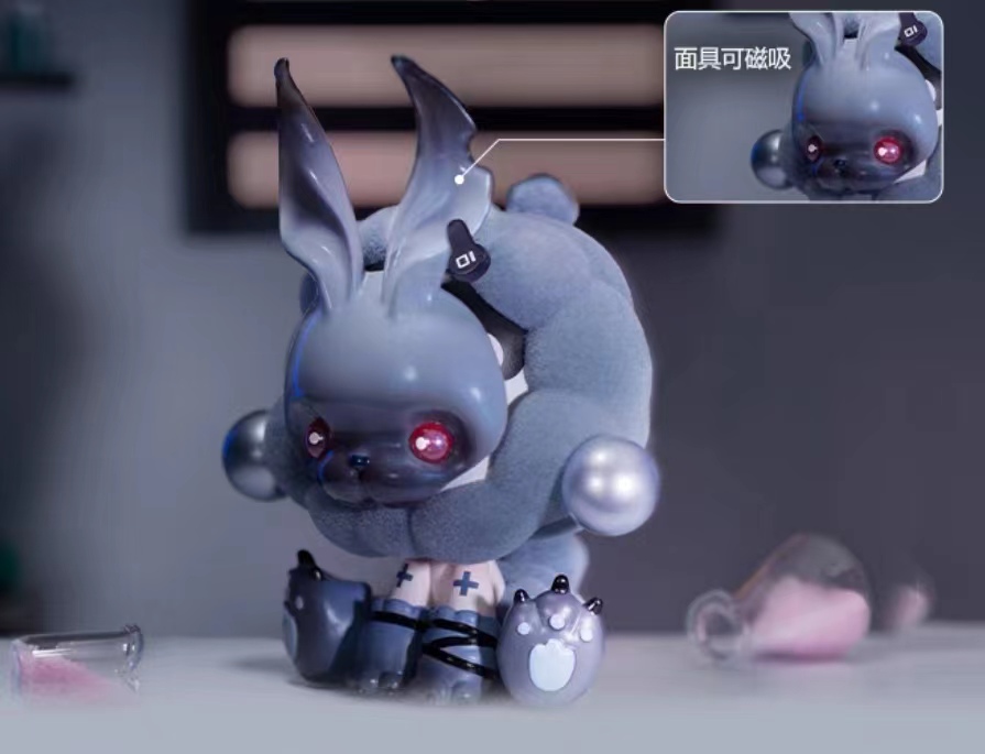 泡泡玛特skullpanda食梦动物系列手办盲盒!潮玩玩具!