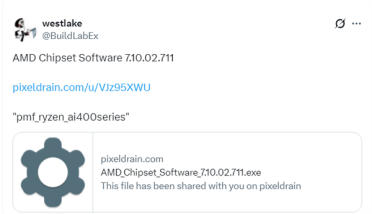 AMD锐龙AI 400系列APU曝光！现身未发布驱动程序