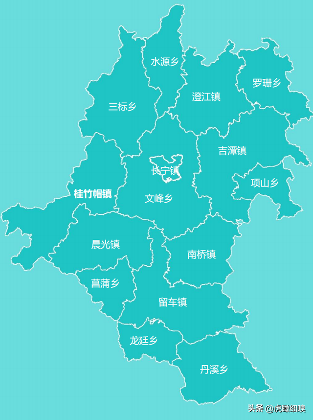 寻乌县乡镇地图图片