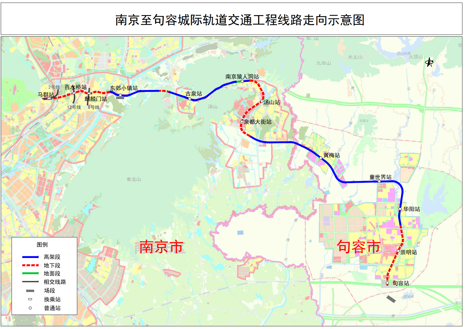 宁句城际轻轨详细站点图片