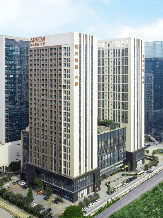 箭牌家居总部大厦,是一栋位于佛山市禅城区的双子塔,与周围环境十分