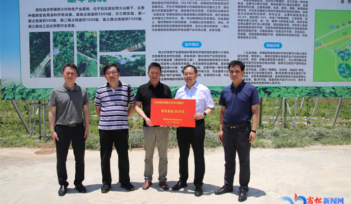 牛弩韬厅长到宿松县调研指导乡村振兴工作