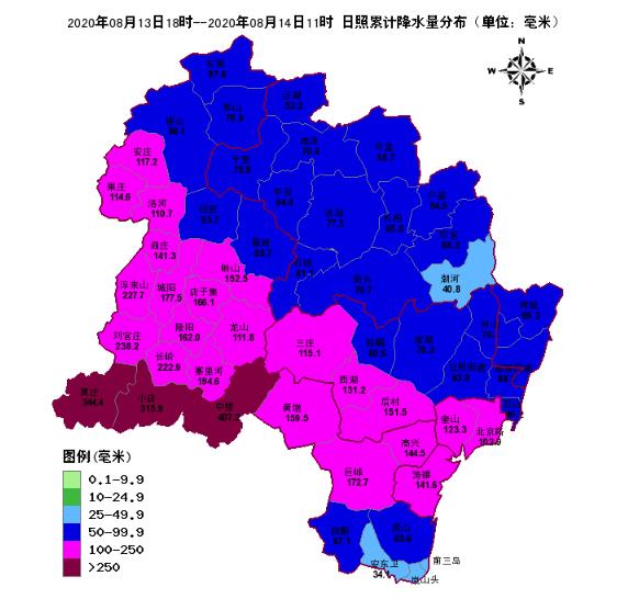 海报直击丨日照岚山局地降雨超400毫米,莒县沭河河水暴涨