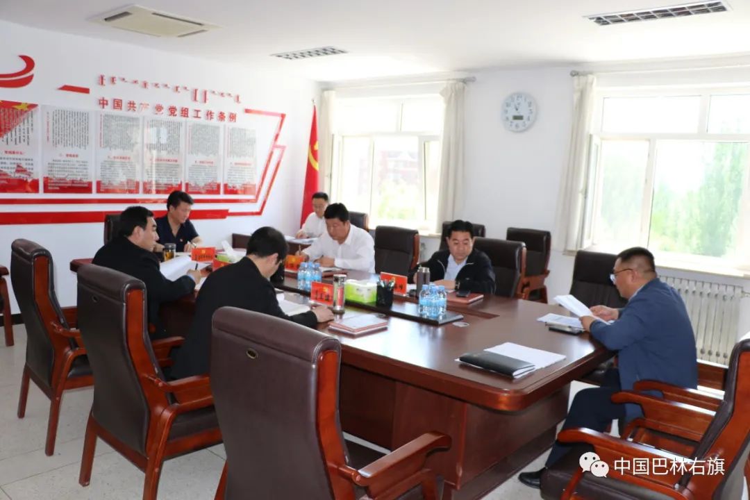 「新闻」|巴林右旗政府党组理论学习中心组开展集中学习