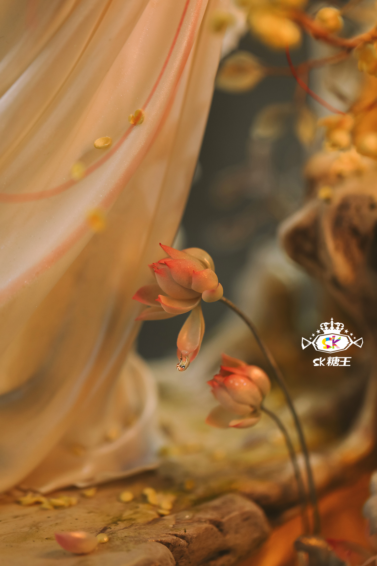 sk糖王团队|古风翻糖人偶蛋糕作品《嫦娥》