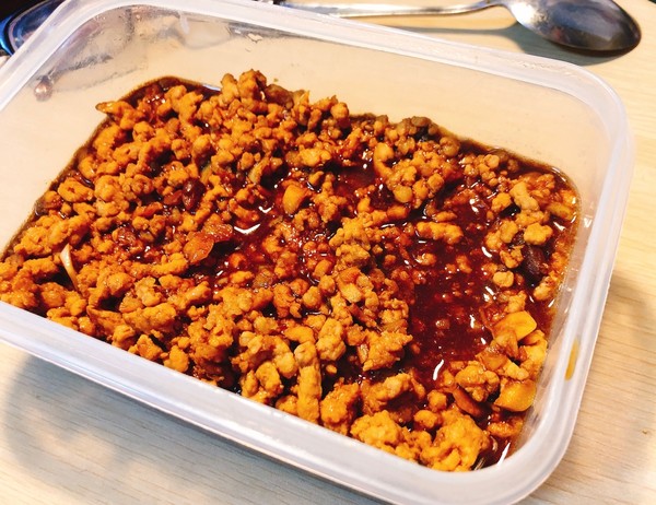 拌面极品肉末酱,简单做法