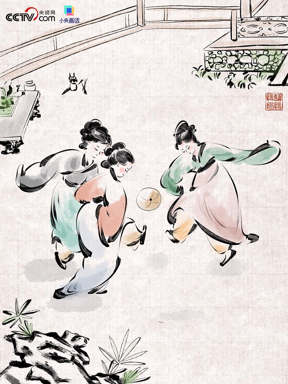 一脚数丈高!古代女子蹴鞠有多飒