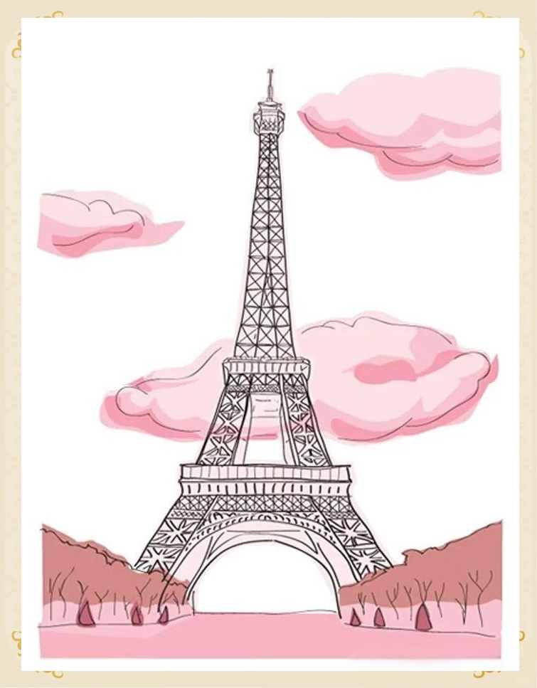 欣赏画师笔下的埃菲尔铁塔:独特魅力与多样艺术,令人拍案叫绝!