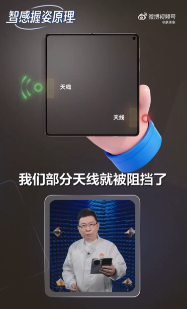 华为业界首发智感握姿功能！1秒识别左右手 余承东科普实现原理