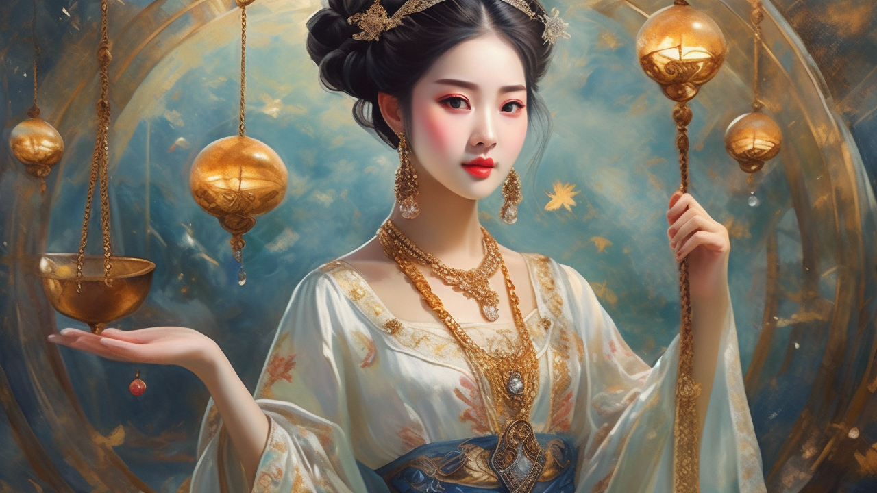 古风天秤座,如何画出十二星座中的优雅之花?