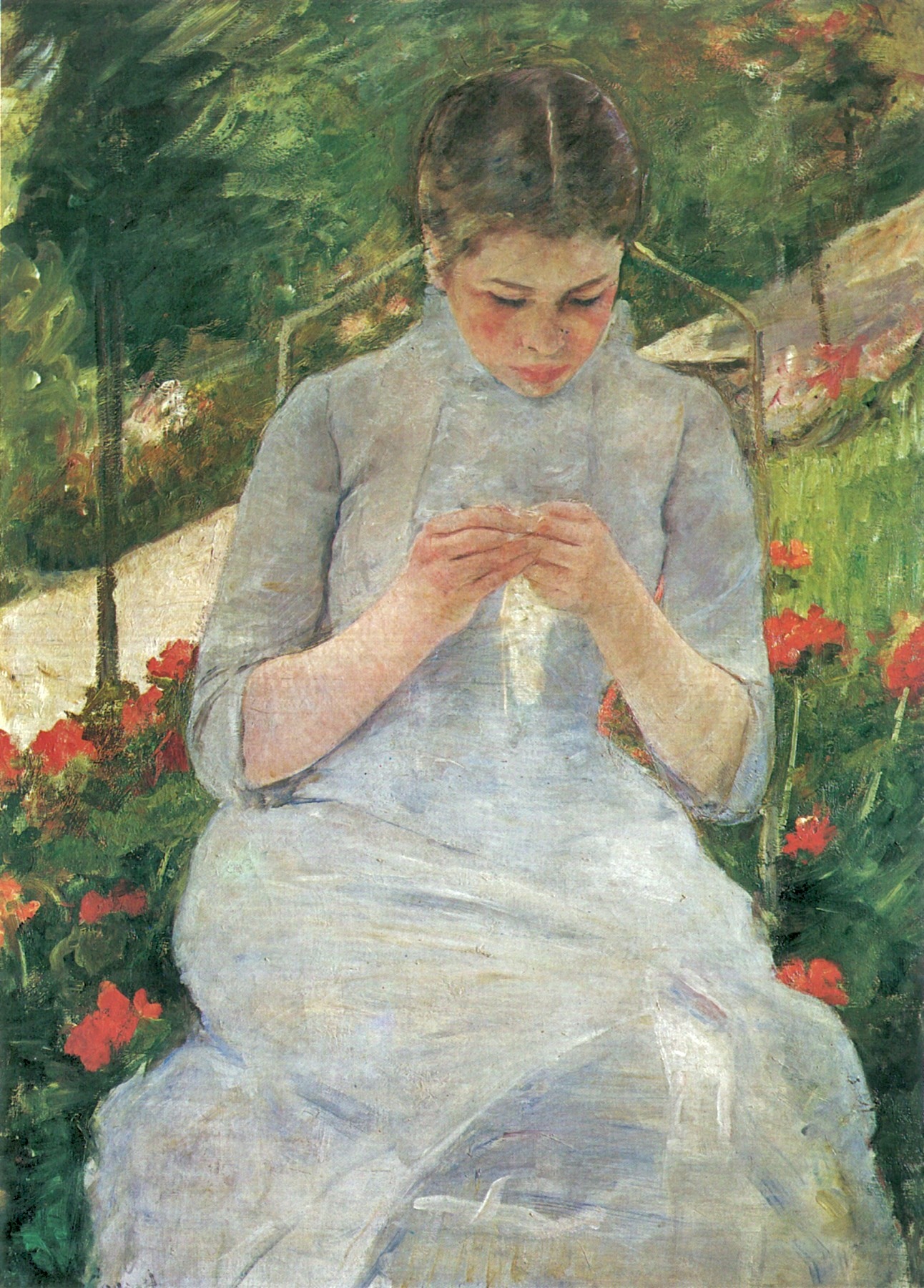 玛丽·卡萨特油画作品欣赏