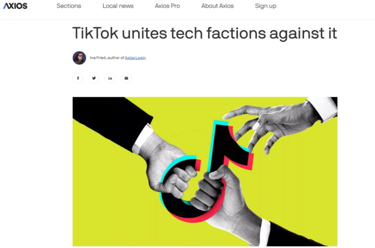 Axios报道截图 Axios报道截图
