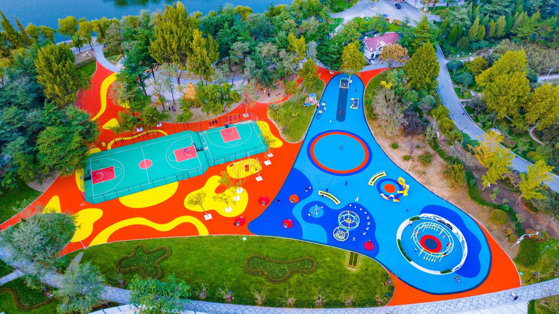 "40岁"莱西月湖公园焕新开园