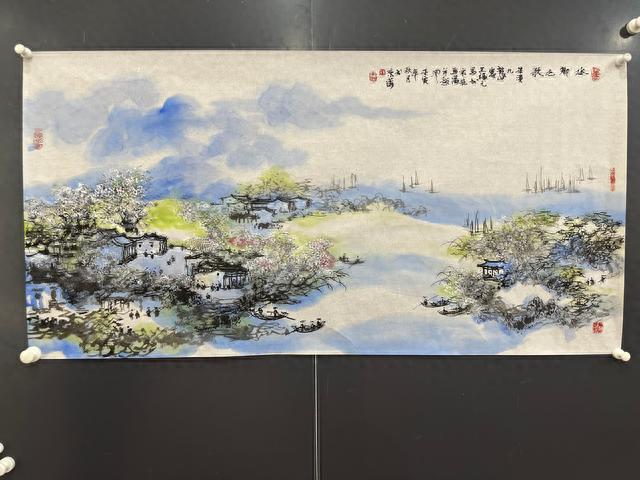 王福元江南山水画